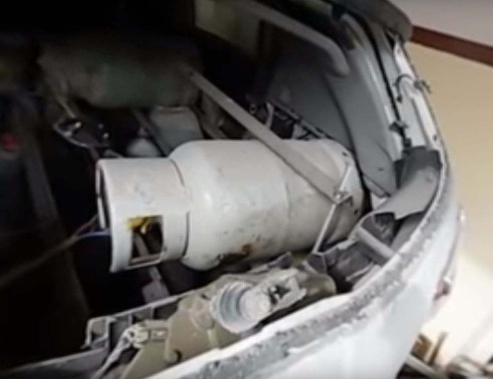 Возило смрти: Ево како изгледа аутомобил бомба, спреман за акцију (360° ВИДЕО)